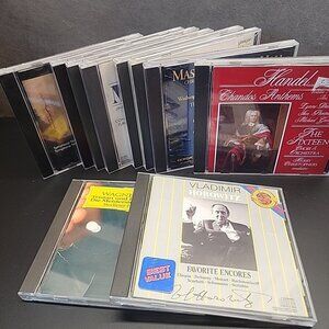 10 Classical Composers Cd Lot Horowitz Brahms Handel Plus